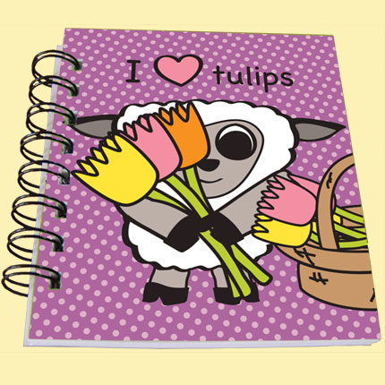 Sheep Loves Tulips Journal