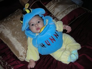 Jayden as Pooh's Honey Pot